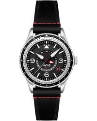 AVI-8 - Flyboy Leather Strap Watch - Lyst