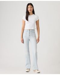 Levi's - 726 Patch Pocket High Rise Slim Fit Flare Jeans - Lyst