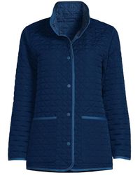 Lands' End - Plus Size Insulated Reversible Barn Jacket - Lyst