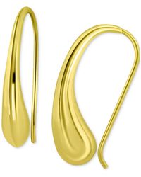 Giani Bernini - Polished Polished Teardrop Threader Earrings, Created For Macy's - Lyst