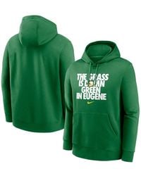 Nike - Oregon Ducks Grass Is Club Fleece Pullover Hoodie - Lyst