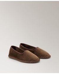 Mango - Velour Shoes - Lyst