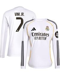 adidas - Jude Bellingham Real Madrid 2025/26 Home Replica Long Sleeve Jersey - Lyst