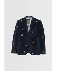 Opposuits - Deluxe Navy X-mas Icons Christmas Blazer - Lyst