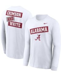Nike - Alabama Crimson Tide Two-hit Classic Location Long Sleeve T-shirt - Lyst