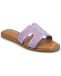 Journee Collection - Primah Slide Flat Sandals - Lyst