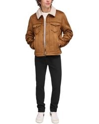 Levi's - Relaxed-fit Faux-shearling Trucker Jacket - Lyst