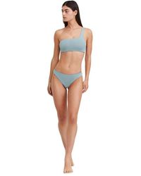 Gottex - Plus Size Solid One Shoulder Bikini Swim Top - Lyst