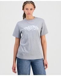 The North Face - Evolution Sparkle Graphic Cotton T-shirt - Lyst