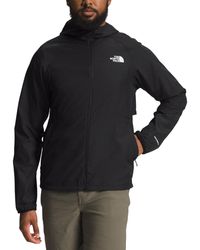 The North Face - Flyweight Packable Hooded Windbreaker - Lyst