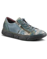 L'ARTISTE - L Artiste S Danli-bloom Zippered Platform Sneakers - Lyst