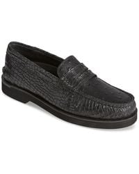 Sperry Top-Sider - Double-sole Crocodile Penny Loafer Shoes - Lyst