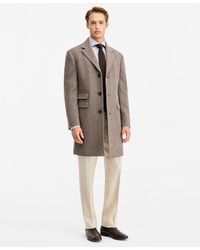 Ted Baker - Modern-fit Melange Overcoat - Lyst