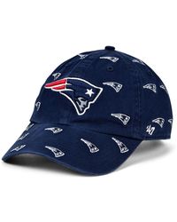 '47 - New England Patriots Confetti Strapback Cap - Lyst