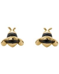 Kate Spade - Gold-tone Summer Daze Bee Stud Earrings - Lyst