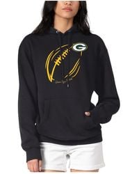 G-III 4Her by Carl Banks - Green Bay Packers Football Logo Fleece Tri-blend Pullover Hoodie - Lyst
