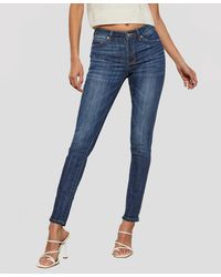 Kancan - Mid Rise Stretch Super Skinny Jeans - Lyst
