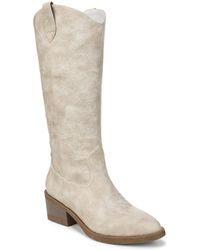 Blowfish - Radio Almond Toe Knee High Western Boots - Lyst