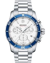 Movado - Series 800 Swiss Quartz Chrono Performance Stainless Steel Watch - Lyst