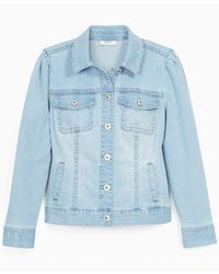 macy's style and co jean jacket