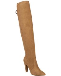 French Connection - Jordan Cone Heel Lace-up Over-the-knee Boots - Lyst