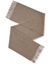 Reiss - One Size Picton Wool-cashmere-blend Fringed Blanket Scarf - Lyst