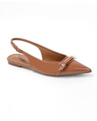 BERNESS - Chantal Pointed Toe Slingback Flats - Lyst