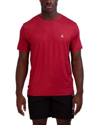 Spyder - Printed Jersey Short Sleeve Rash Guard T-shirt - Lyst
