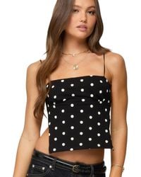 Edikted - Jinx Polka Dot Open-back Top - Lyst