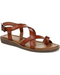 Blowfish - Devon 3 Toe Loop Strappy Flat Sandals - Lyst