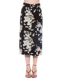 Alexia Admor - Carla Front Button Down Midi Skirt - Lyst