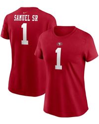 Nike - Deebo Samuel Sr San Francisco 49ers Player Name Number T-shirt - Lyst