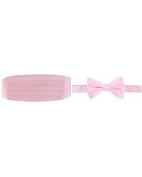 Trafalgar - Sutton Solid Color Silk Cummerbund & Bow Tie Bundle - Lyst