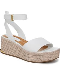 Franco Sarto - Tiffany Open Square Toe Espadrille Platform Sandals - Lyst