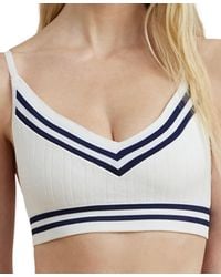 Ralph Lauren - Cricket Cable-texture Seamless Wireless Bra 4l0188 - Lyst