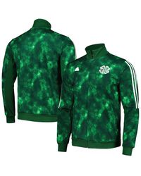 adidas - Celtic Lifestyle Full-zip Track Top - Lyst