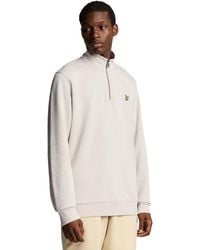Lyle & Scott - Loopback Quarter Zip Sweat - Lyst