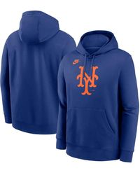 Nike - New York Mets Cooperstown Collection Logo Club Pullover Hoodie - Lyst