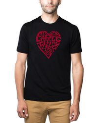 LA Pop Art - Premium Blend Word Art Crazy Little Thing Called Love T-shirt - Lyst