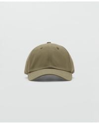 Mango - Plain Cotton Hat - Lyst