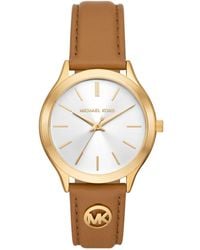 Michael Kors - Ladiesleathers Mk7465 Wristwatch For - Lyst