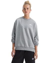 The North Face - Evolution Simple Dome Oversized Crewneck Sweatshirt - Lyst