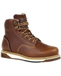 Georgia Boot - Amp Lt Wedge Steel Toe Waterproof Work Boot - Lyst