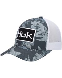 HUK - Ocean Palm Trucker Snapback Hat - Lyst