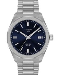 Tissot - Swiss Prc 100 Solar Quartz Stainless Steel Bracelet Watch 39mm - Lyst