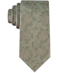 Calvin Klein - Floral Pattern Tie - Lyst