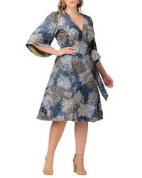 Kiyonna - Plus Size Gemini Wrap Dress - Lyst