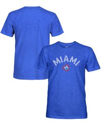 1863fc - Â Miami Fc Vintage Tri-blend Short Sleeve T-shirt - Lyst