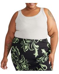 UNIVERSAL STANDARD - Plus Size Ribbed Tank - Lyst