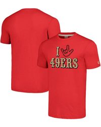 Homage - And San Francisco 49ers The Nfl Asl Collection By Love Sign Tri-blend T-shirt - Lyst